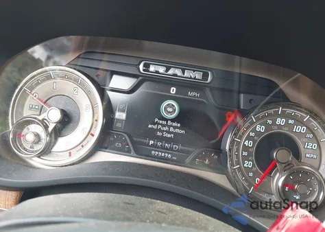 2020 Ram 2500 Laramie Longhorn 4X4 6'4 Box z USA, uszkodzony, nr VIN 3C6UR5GL9LG309963